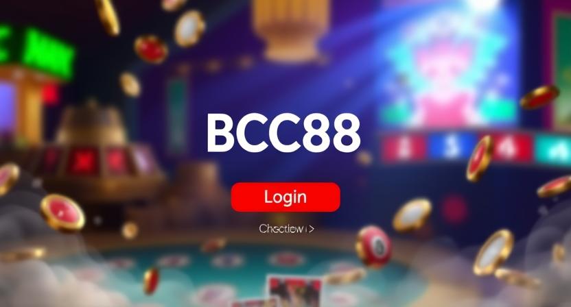 Clean and intuitive BCC88 login interface